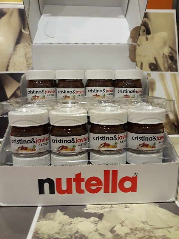 Nutella mini 25grs personalizada 
