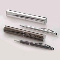 Set bolígrafo puntero táctil aluminio